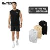 Áo Ba Lỗ Nam Cotton 100% ACD Form Rộng Thoáng Mát In Chữ Academy Size Lớn 105kg ReYES RBL001