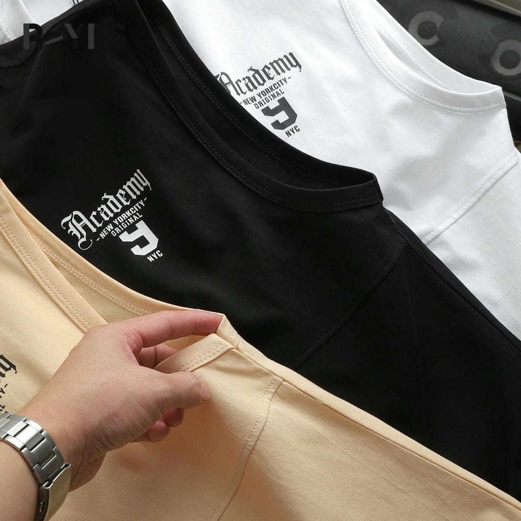 Áo ba lỗ nam Tanktop ACD ReYES RBL001 cotton 100% co giãn 2 chiều áo trơn thoáng mát mùa hè Đen/Trắng/Kem M-XXL - Ảnh 9
