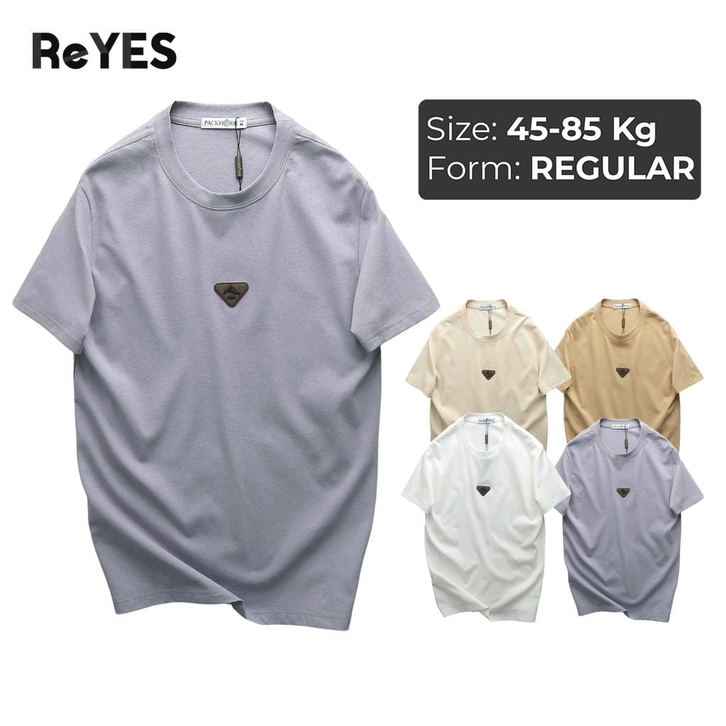 Áo phông nam cổ tròn basic form regular đẹp mặc đi làm, dạo phố - áo thun nam cotton 4 chiều ReYES RTX001