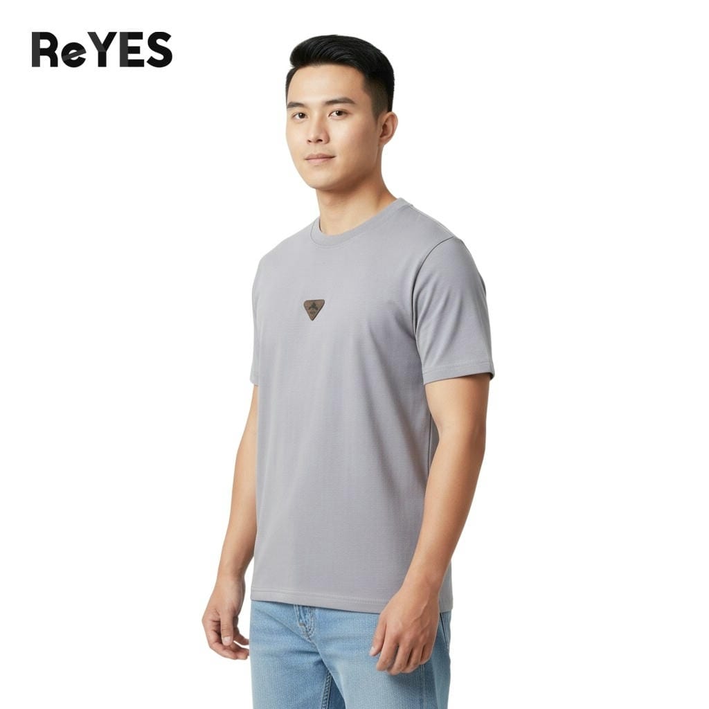 Áo phông nam cổ tròn Form đẹp chất Cotton Cát mềm mát - Áo thun nam Basic trơn co giãn cao cấp ReYES RTX001 - Ảnh 4
