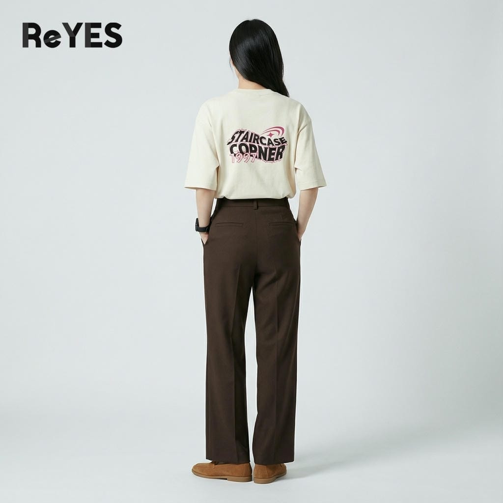 Áo phông nam nữ CORNER form rộng, thấm hút mồ hôi, nhiều màu, hợp mặc đôi dạo phố ReYES ROT014 - Ảnh 7