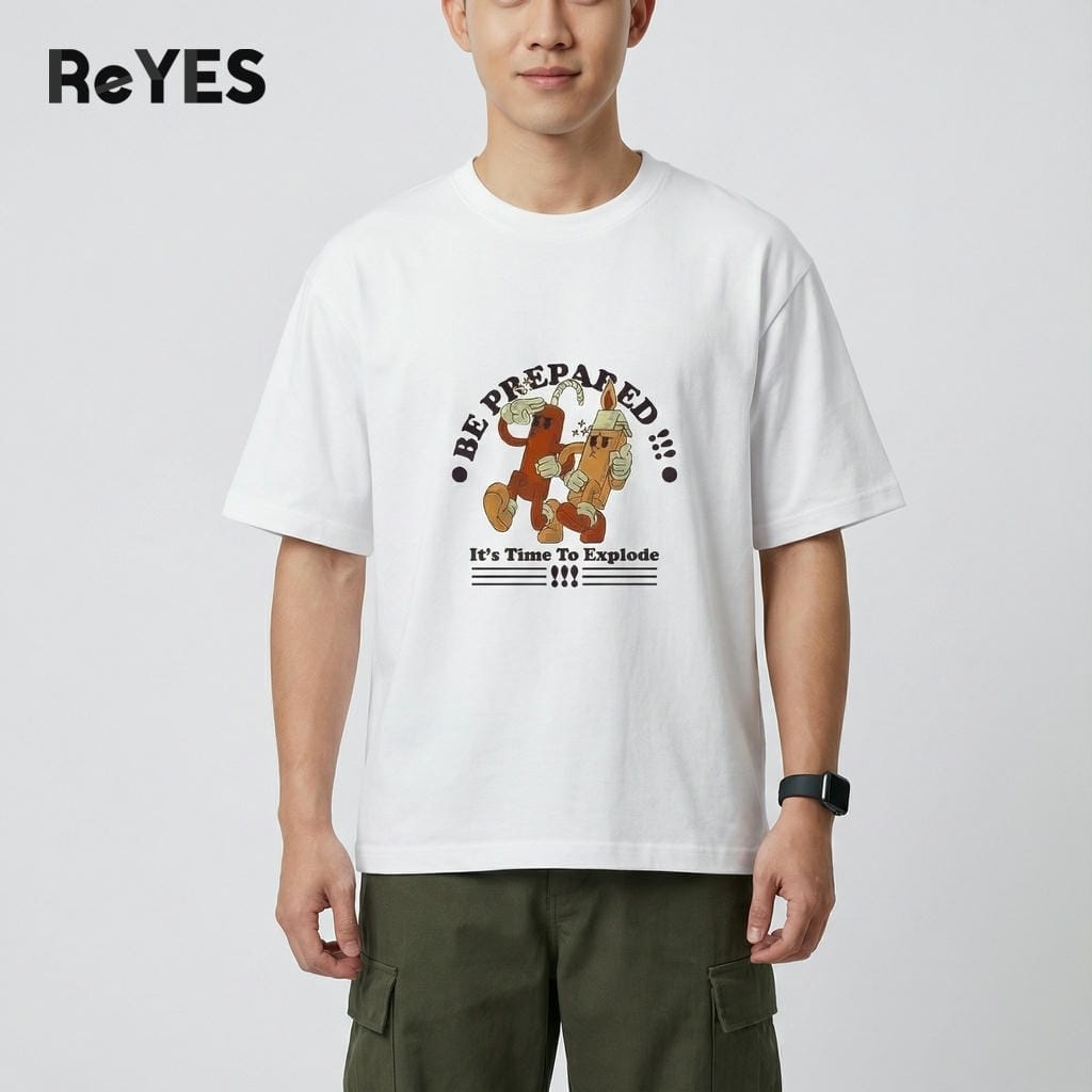 Áo phông nam nữ form rộng oversize cotton khô 100% thấm hút, áo thun unisex mặc đôi dạo phố ReYES ROT016 - Ảnh 7