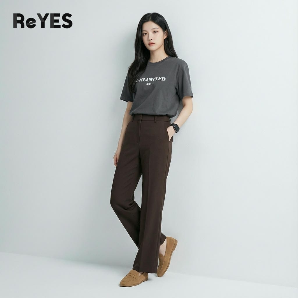Áo phông nam nữ form rộng unlimited, cotton khô thoáng mát, mặc đôi mặc nhóm ReYES ROT011 - Ảnh 3
