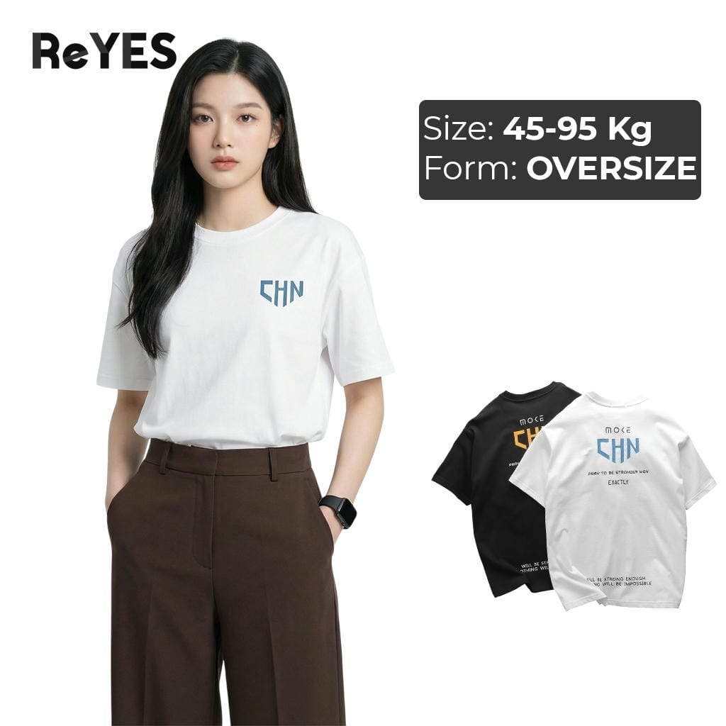 Áo phông nam nữ Moke CHN cotton khô thấm hút, áo thun unisex form rộng streetwear ReYES ROT013