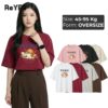 Áo phông nam nữ PICNIC in bánh mì, áo thun unisex form rộng cho nàng mix chân váy quần ống rộng ReYES ROT006