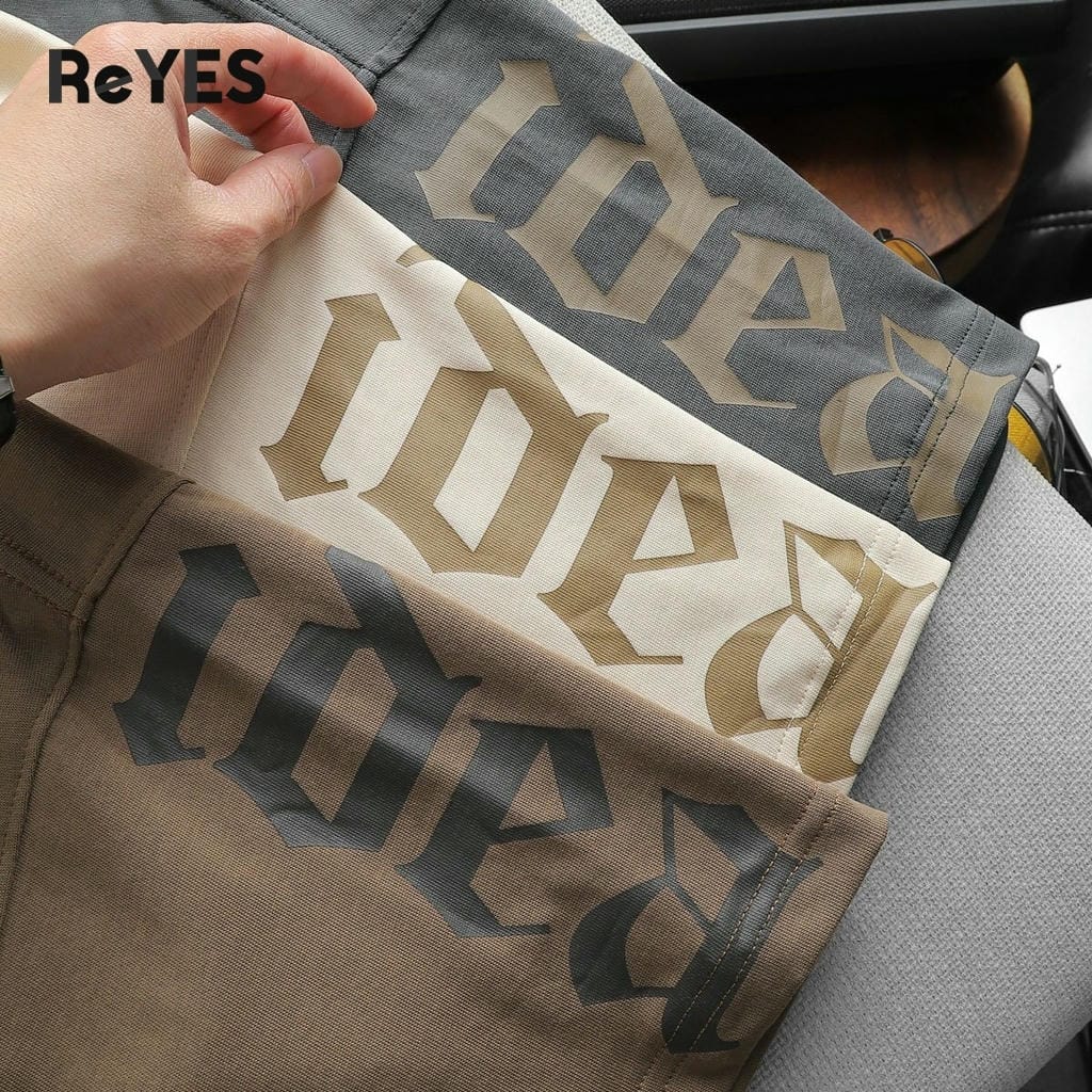 Áo phông nam nữ unisex form rộng mặc đôi vải cotton khô dệt gân thoáng mát mẫu mới phù hợp dạo phố cafe ReYES ROT008 - Ảnh 9