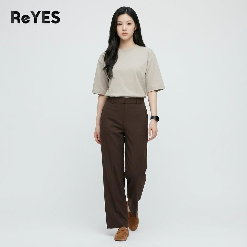 Áo phông nam nữ unisex form rộng tay lỡ, áo thun oversize mặc đôi đi chơi dạo phố ReYES ROT002 - Ảnh 4
