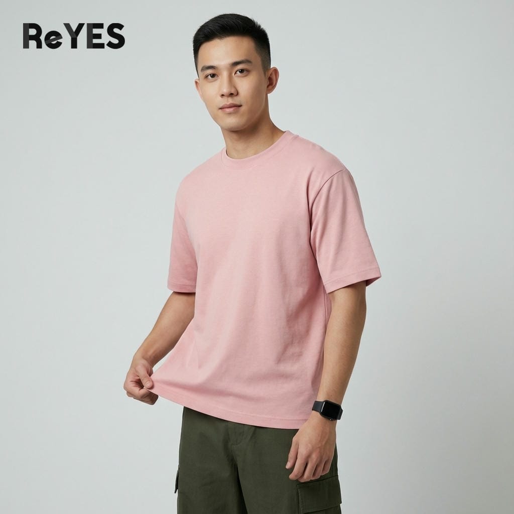 Áo phông nam nữ unisex form rộng tay lỡ, áo thun oversize mặc đôi đi chơi dạo phố ReYES ROT002 - Ảnh 8