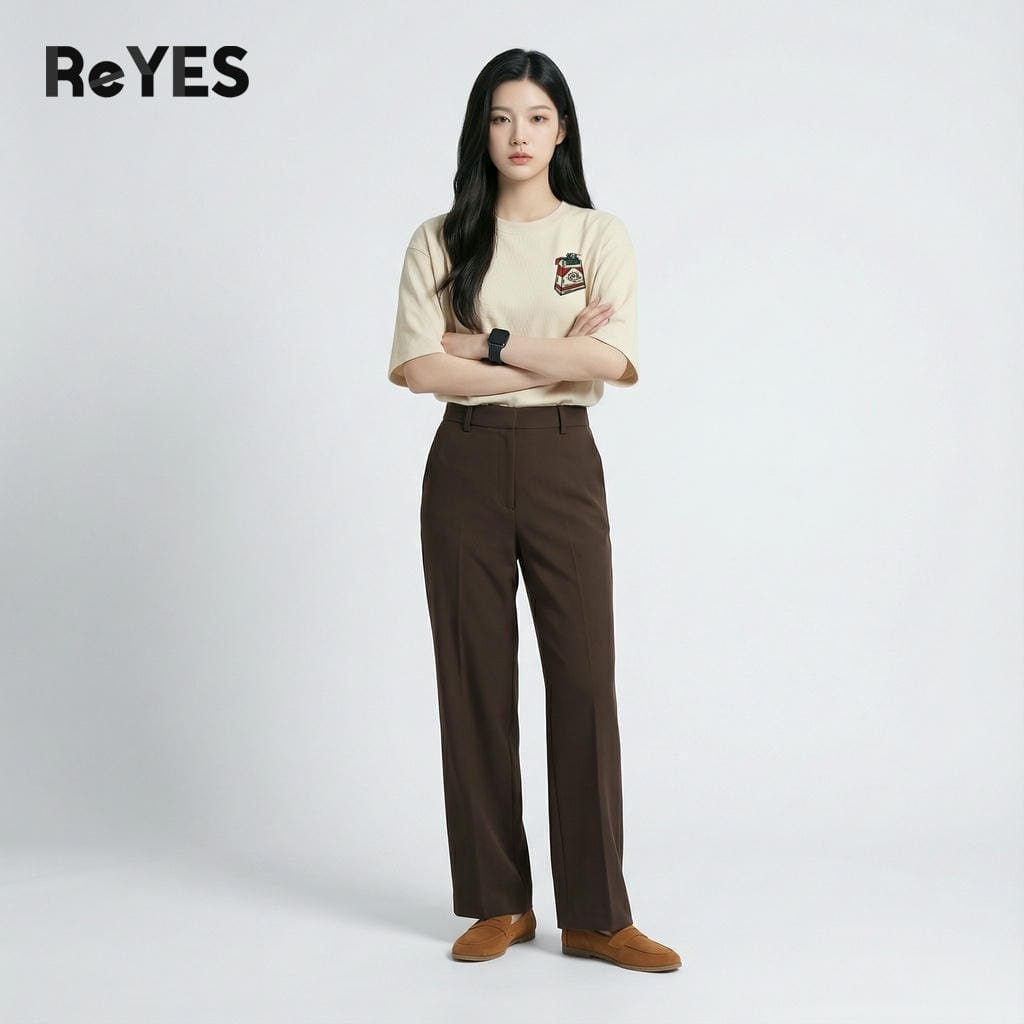 Áo phông nam nữ unisex oversize chất cotton ReYES ROT015 mẫu áo thun mặc đôi mặc nhóm phong cách streetwear - Ảnh 3