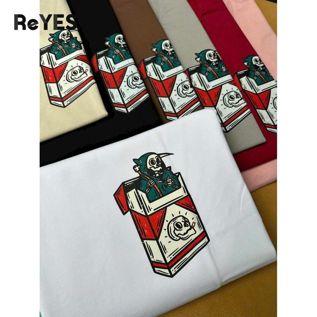 Áo phông nam nữ unisex oversize chất cotton ReYES ROT015 mẫu áo thun mặc đôi mặc nhóm phong cách streetwear - Ảnh 9
