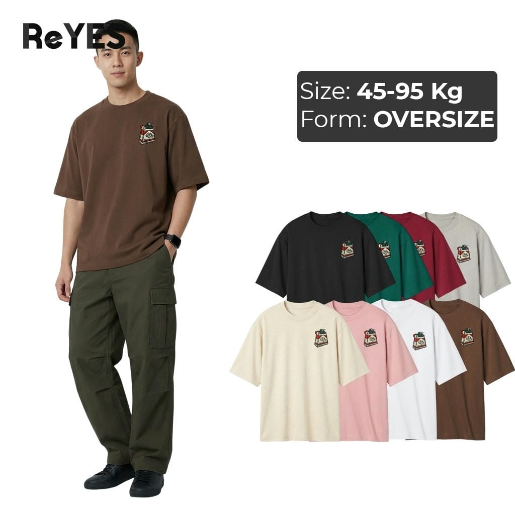 Áo phông nam nữ unisex oversize chất cotton thoáng mát mẫu áo thun mặc đôi mặc nhóm phong cách streetwear ReYES ROT015