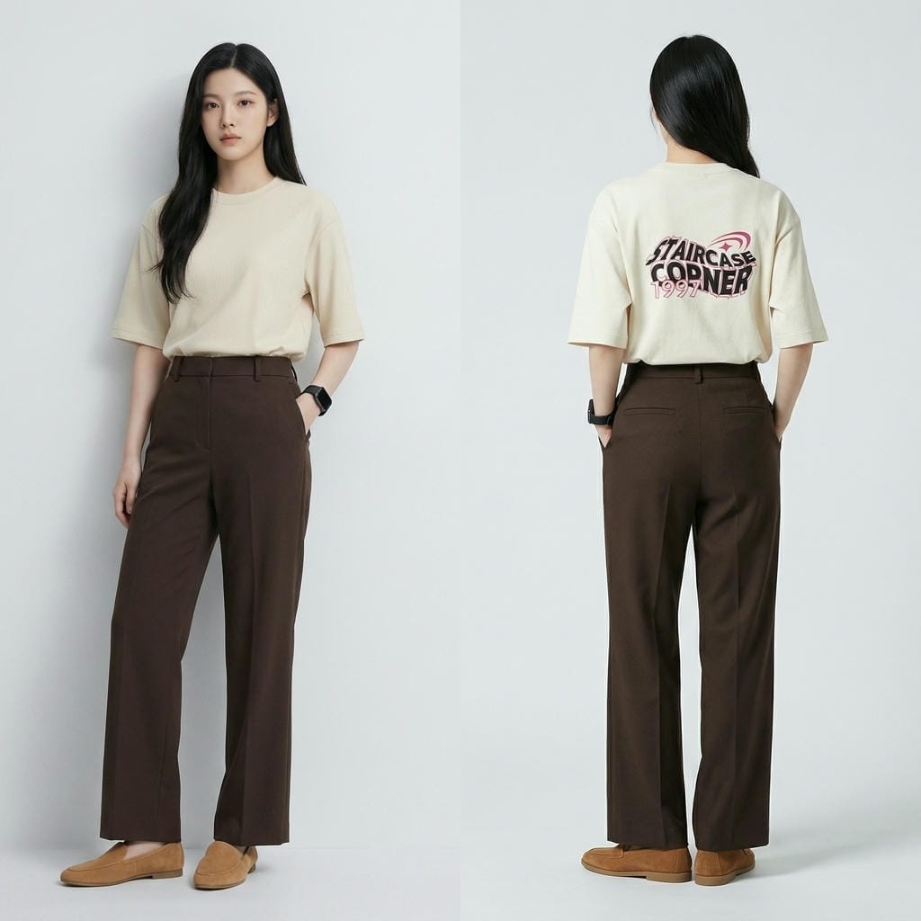 Áo phông unisex nam nữ form rộng oversize CORNER chất cotton co giãn thấm hút mặc đôi mặc nhóm ReYES ROT014 - Ảnh 3