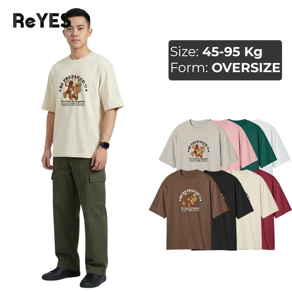 Áo phông unisex nam nữ form rộng oversize ReYES ROT016 áo thun nam nữ local brand style cotton thấm hút mồ hôi