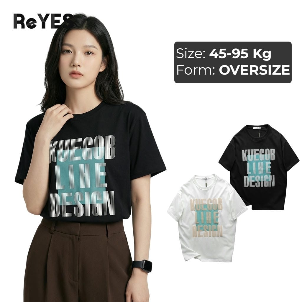 Áo Phông Unisex Nam Nữ Oversize ReYES ROT010 Chất Cotton Khô Thấm Hút - Áo Thun Unisex Form Rộng Tay Lỡ Basic Dễ Phối Đồ