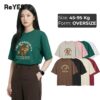 Áo phông unisex nam nữ oversize ReYES ROT016 áo thun nam nữ form rộng tay lỡ nhiều màu phong cách năng động