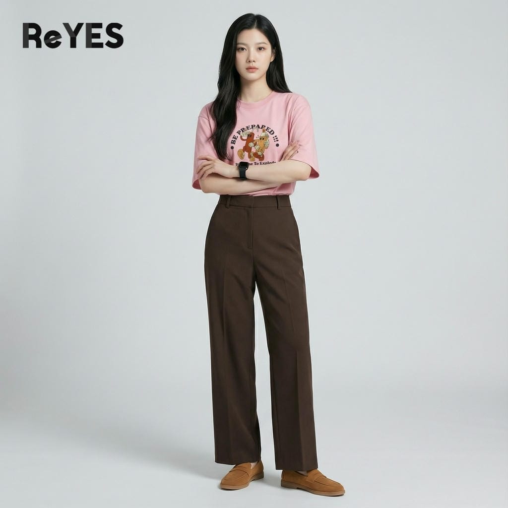 Áo phông unisex nam nữ oversize ReYES ROT016 áo thun nam nữ form rộng tay lỡ nhiều màu phong cách năng động - Ảnh 5