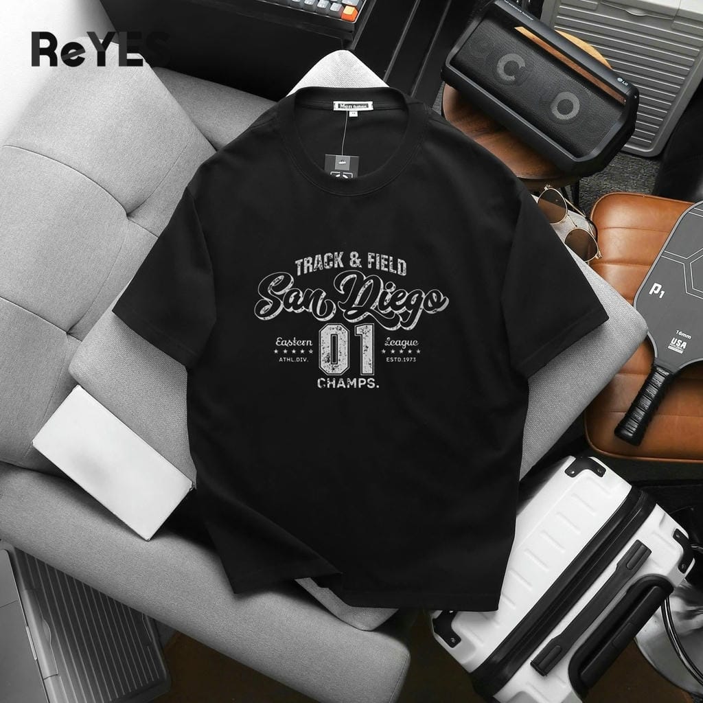 Alternative view of Áo phông unisex nam nữ ReYES ROT007 áo thun oversize form rộng tay lỡ phong cách streetwear mặc đôi mặc nhóm cá tính