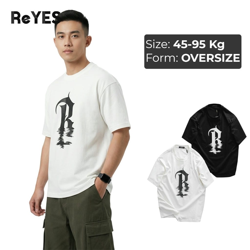 Áo phông unisex nam nữ tay lỡ oversize chất cotton 100% thấm hút mồ hôi áo thun cặp đôi local brand style ReYES ROT012