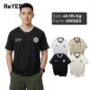 Áo phông unisex nam nữ West Side form rộng, cổ tim thể thao, vải cotton CPAU co giãn, nhiều màu ReYES RUS001