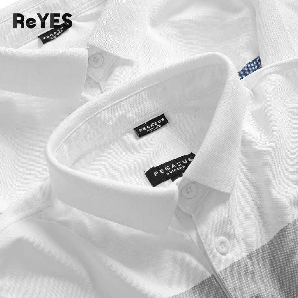 Áo polo nam Pegasus thun cá sấu lạnh cổ bẻ, phối sọc trẻ trung đi làm đi chơi ReYES RSP040 - Ảnh 6