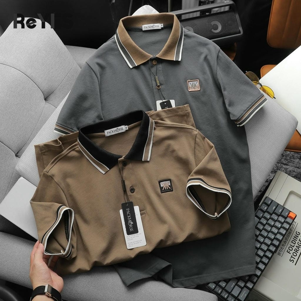 Áo polo nam Polo ReYES RSP050 100% cotton, cổ bẻ basic, áo thun nam tay ngắn có cổ đi làm đi chơi - Ảnh 5