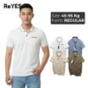 Áo polo nam ReYES RSP022 vải cá sấu tici mát form regular, áo thun nam có cổ đi làm đi chơi, có big size
