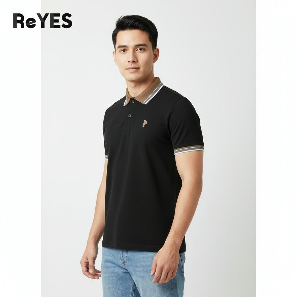 Áo polo nam tay ngắn chất cá sấu lạnh cao cấp form Regular thoáng mát lịch sự ReYES RSP051, có big size - Ảnh 4
