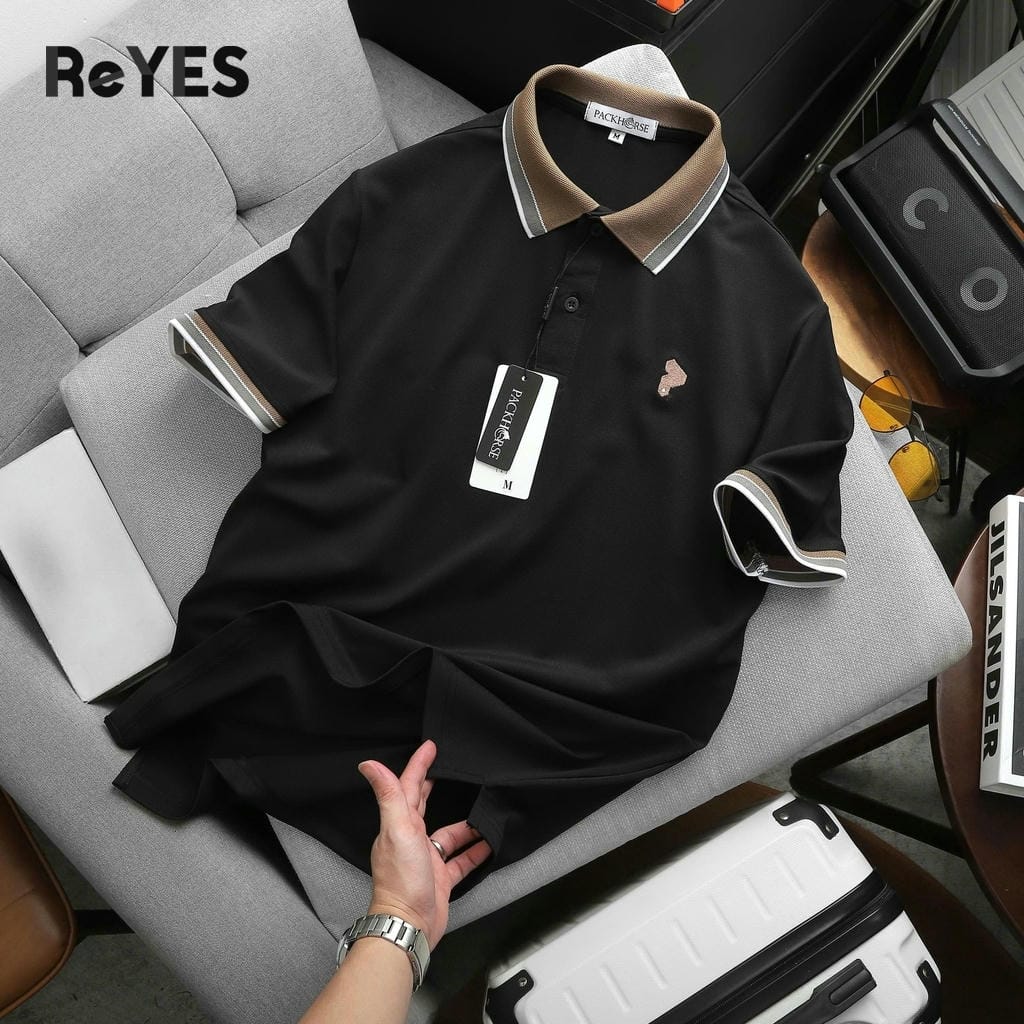 Áo polo nam tay ngắn chất cá sấu lạnh cao cấp form Regular thoáng mát lịch sự ReYES RSP051, có big size - Ảnh 6