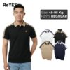 Áo polo nam tay ngắn Polo ReYES RSP049 phối vai hoạ tiết, chất vải cá sấu lạnh thoáng mát form regular chuẩn dáng