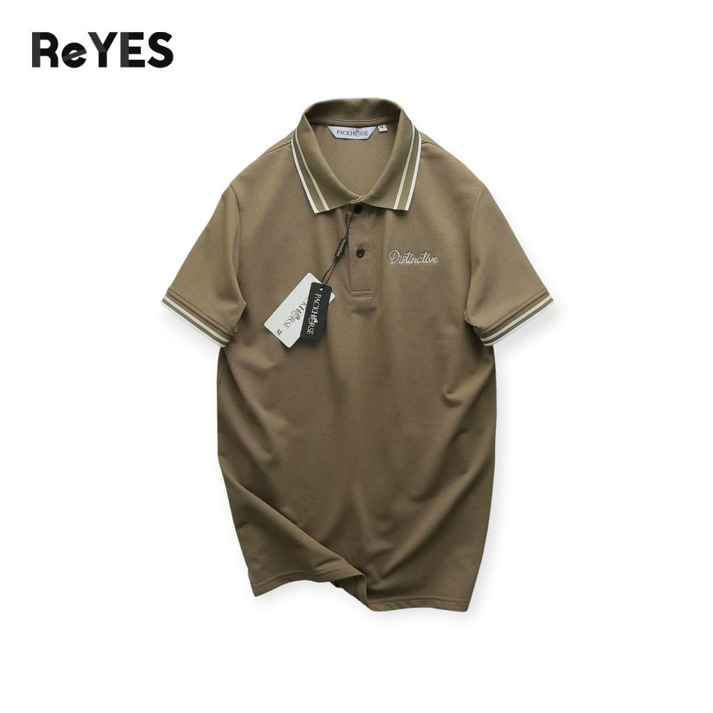 Áo polo nam tici cá sấu regular – ReYES RSP022, cổ bẻ phối viền, đi làm đi chơi, có big size - Ảnh 9