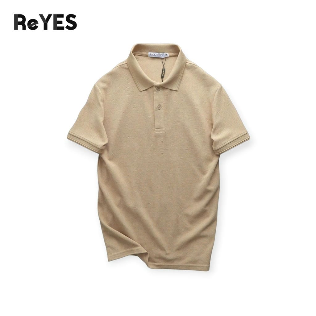 Áo polo nam trơn ReYES RSP038 vảy cá co giãn 4 chiều, regular fit lịch sự đi làm/đi chơi, có big size - Ảnh 9