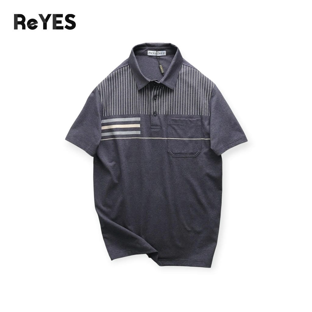 Áo polo nam trung niên cao cấp cotton muối có túi – mát, lịch sự, che bụng, big size ReYES RCP003 - Ảnh 9