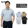 Áo polo nam trung niên ReYES RSP083 vải cá sấu lạnh cao cấp, co giãn 4 chiều, lịch sự, quà cho bố, có big size