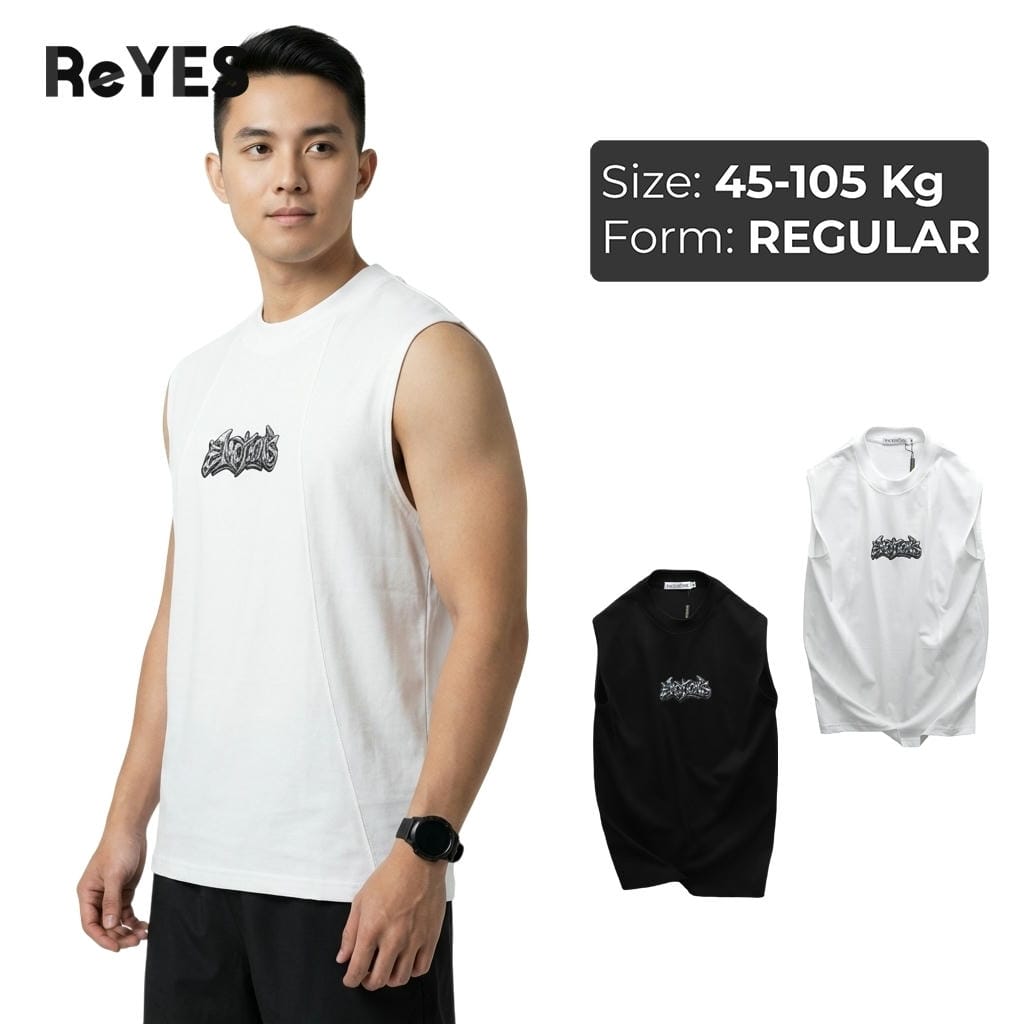 Áo sát nách nam ReYES RBL004 tanktop nam thun cotton co giãn 2 chiều áo ba lỗ nam mặc nhà đi chơi tập gym đủ size M-XXL
