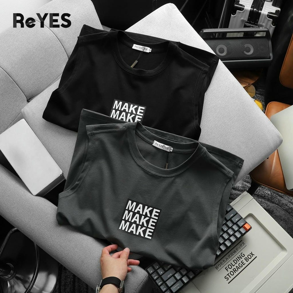 Áo sát nách nam tanktop ReYES RBL003 cotton khô co giãn áo thun ba lỗ nam tập gym mặc nhà thoáng mát - Ảnh 6