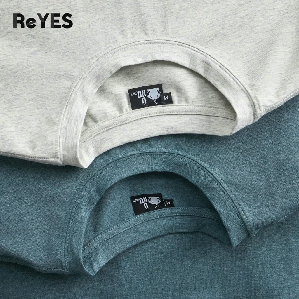 Áo thun nam big size cổ tròn ReYES RTX004 chất cotton muối co giãn 4 chiều form regular cho người béo bụng - Ảnh 7