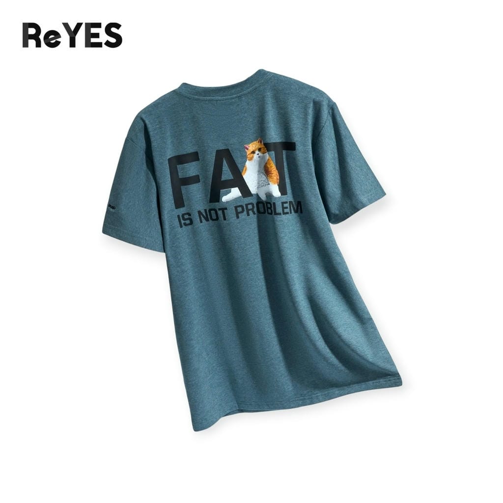 Áo thun nam big size cổ tròn ReYES RTX004 chất cotton muối co giãn 4 chiều form regular cho người béo bụng - Ảnh 9