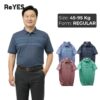 Áo thun nam có cổ trung niên ReYES RCP009 vải cotton muối, form che bụng lịch lãm cho người lớn tuổi, có big size