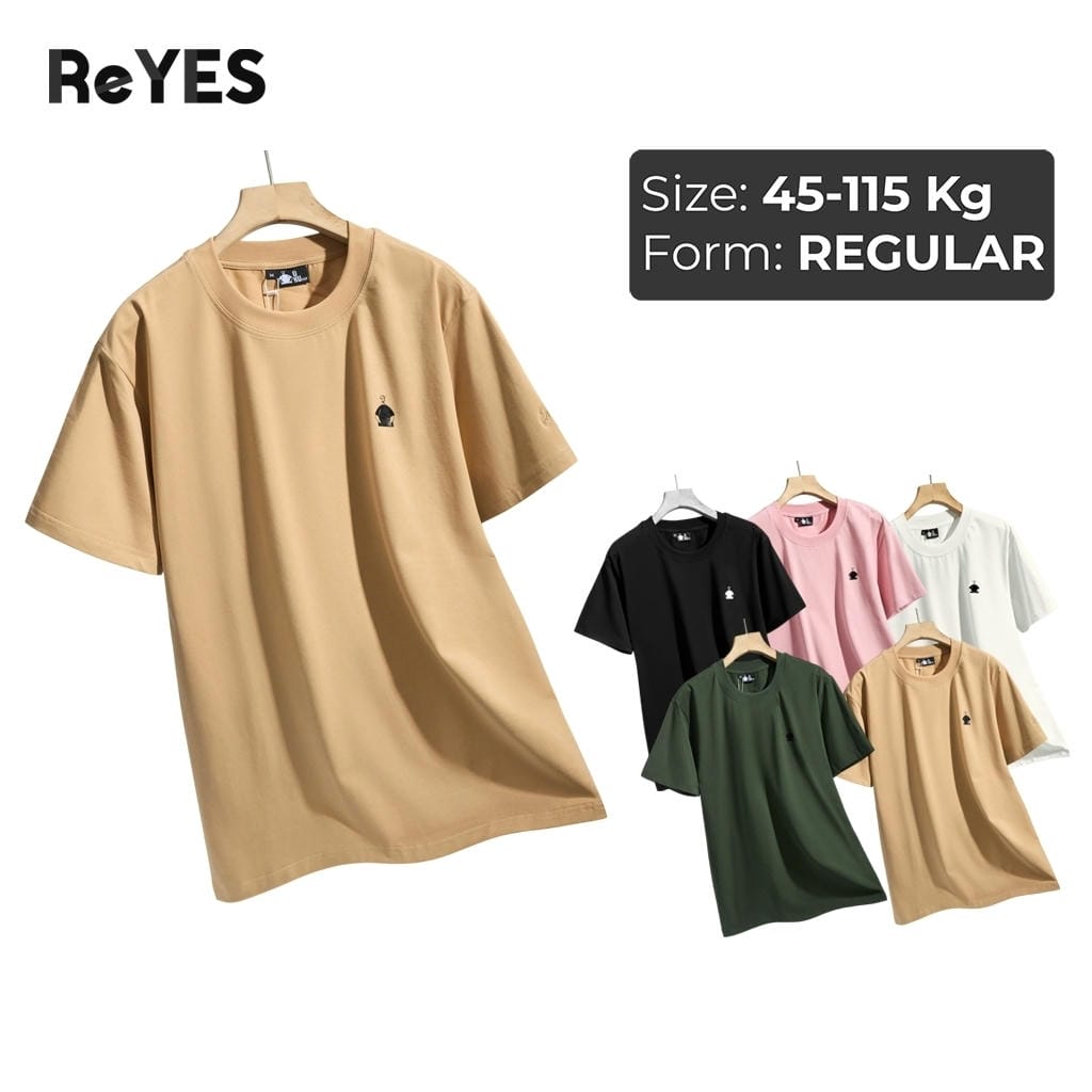 Áo thun nam cổ tròn big size cotton lụa co giãn 4 chiều form regular thoáng mát dễ phối ReYES RTX002