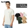 Áo thun nam cổ tròn Big Size Cotton lụa dẻo co giãn 4 chiều form regular basic trơn mát mịn ReYES RTX002