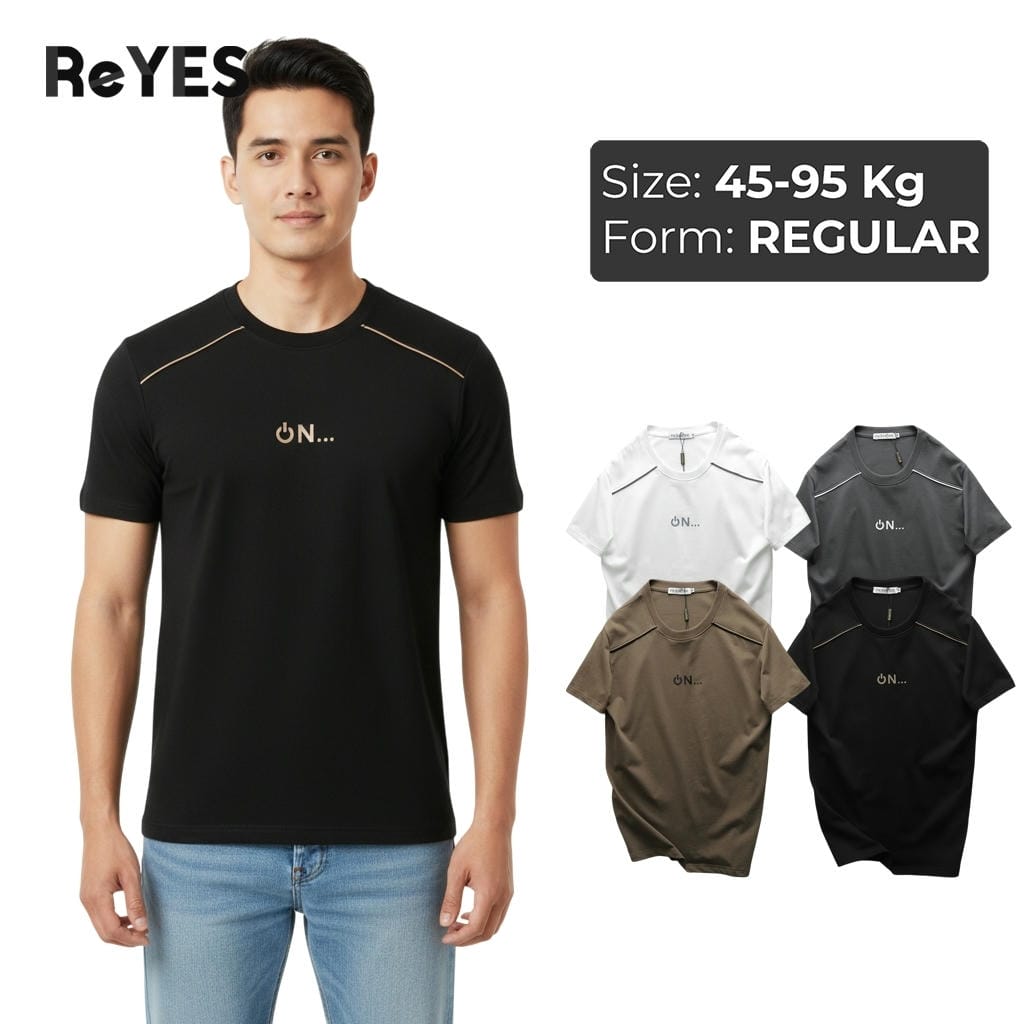 Áo thun nam cổ tròn cotton 100% form regular basic, áo phông nam trơn nhiều màu, thoáng mát ReYES RTX019