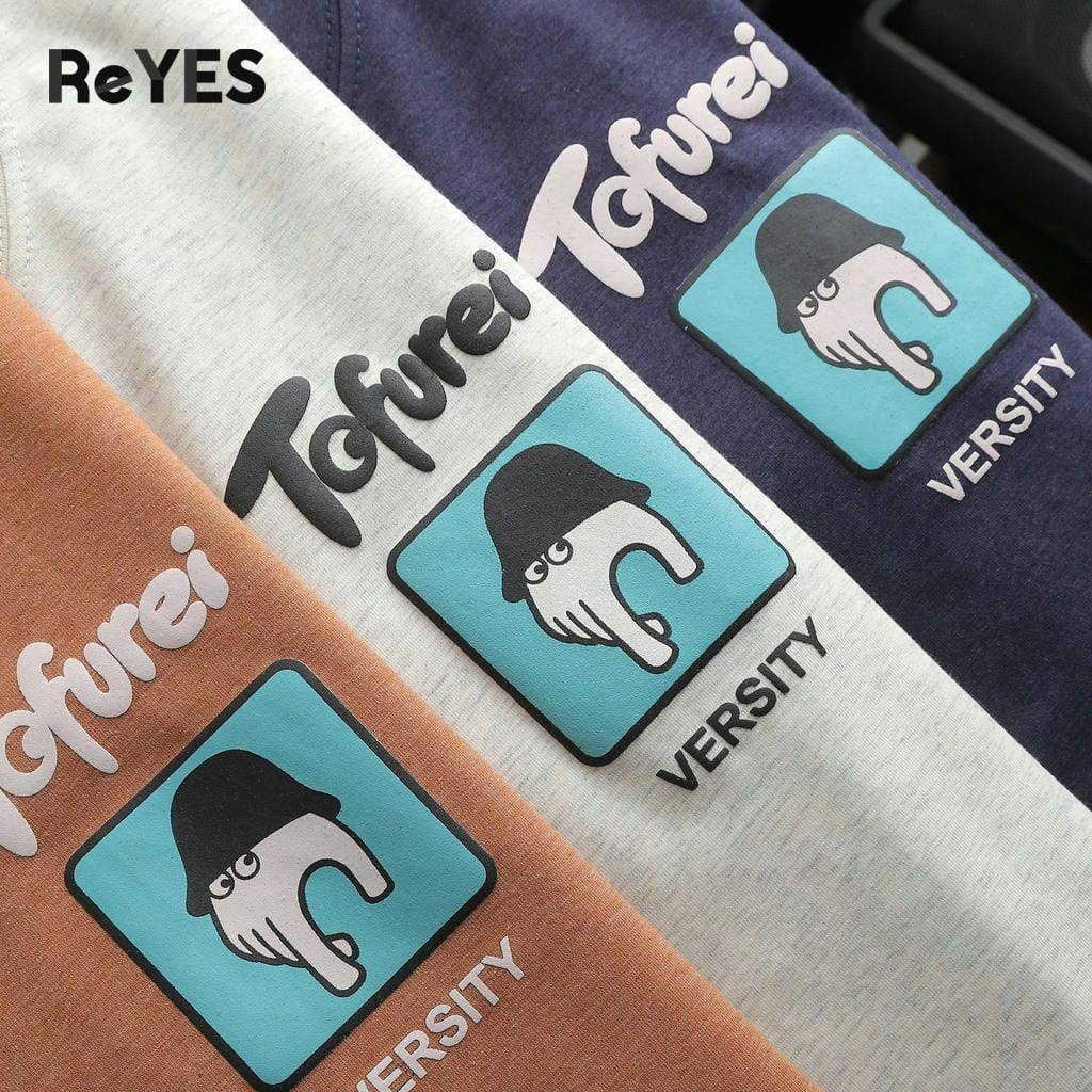 Áo thun nam cổ tròn cotton 100% form regular ReYES RTX018 in hình lưng đi học đi chơi thoáng mát, có size lớn, big size - Ảnh 6