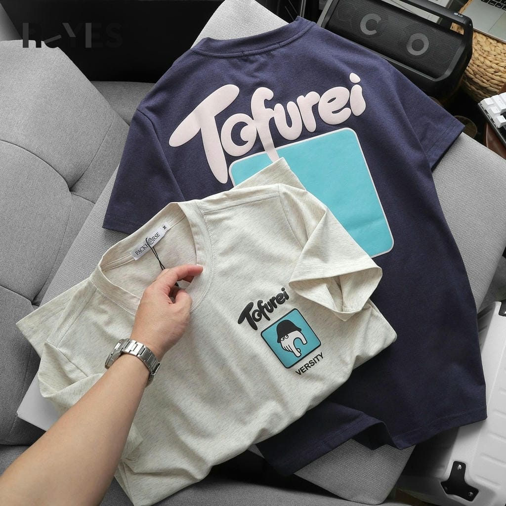 Áo thun nam cổ tròn cotton 100% form regular ReYES RTX018 in hình lưng đi học đi chơi thoáng mát, có size lớn, big size - Ảnh 8