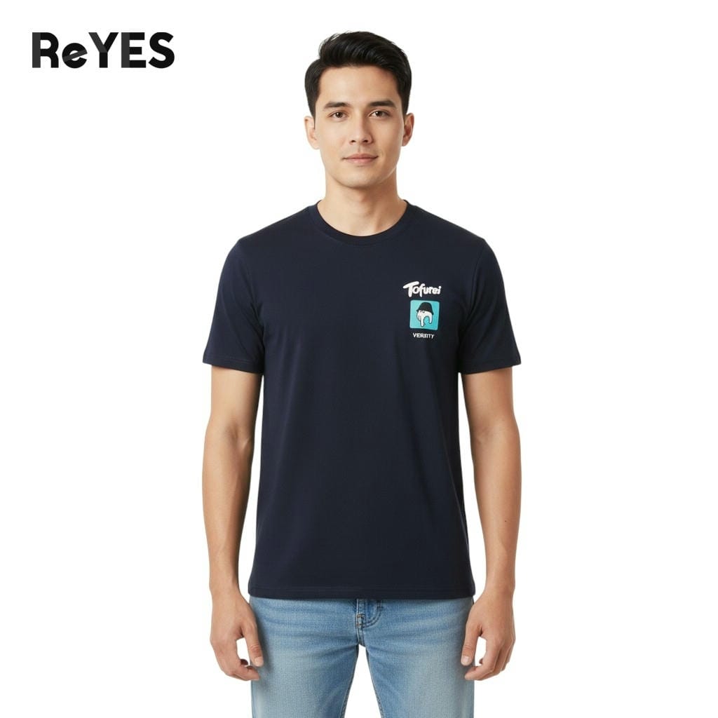 Áo thun nam cổ tròn ReYES RTX018 chất cotton muối 100% thấm hút mồ hôi form regular dễ phối đồ, có size lớn, big size - Ảnh 3