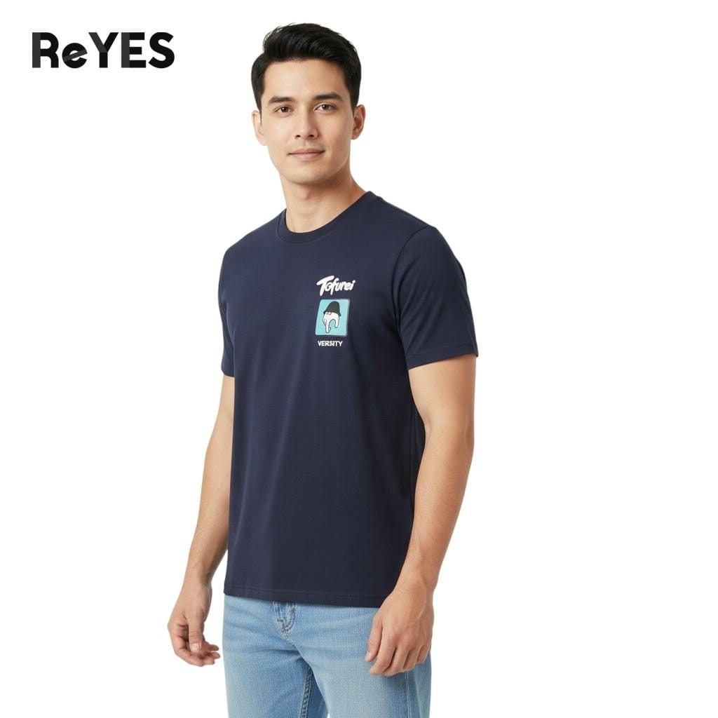 Áo thun nam cổ tròn ReYES RTX018 chất cotton muối 100% thấm hút mồ hôi form regular dễ phối đồ, có size lớn, big size - Ảnh 4
