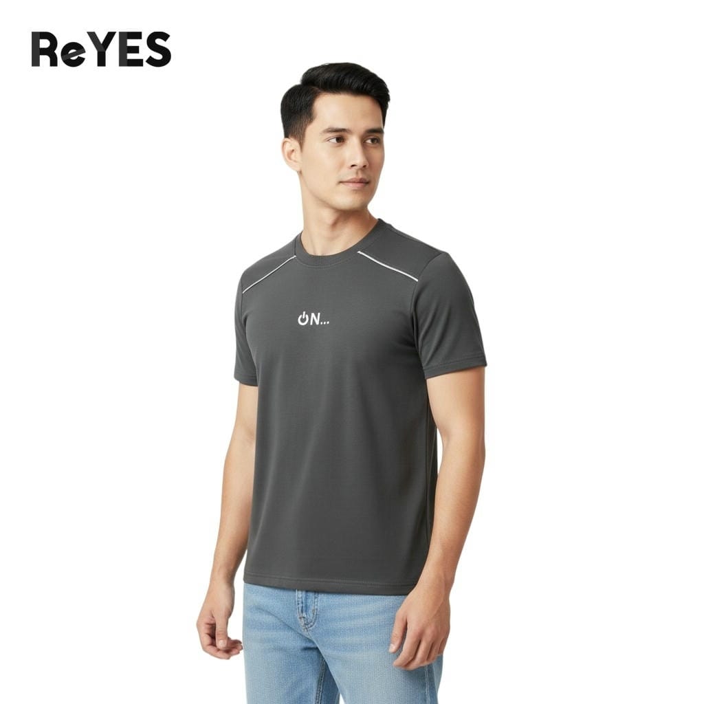 Áo thun nam cổ tròn ReYES RTX019 cotton 100% form regular basic trơn đi làm đi chơi nhiều màu cho nam 45-95kg - Ảnh 3