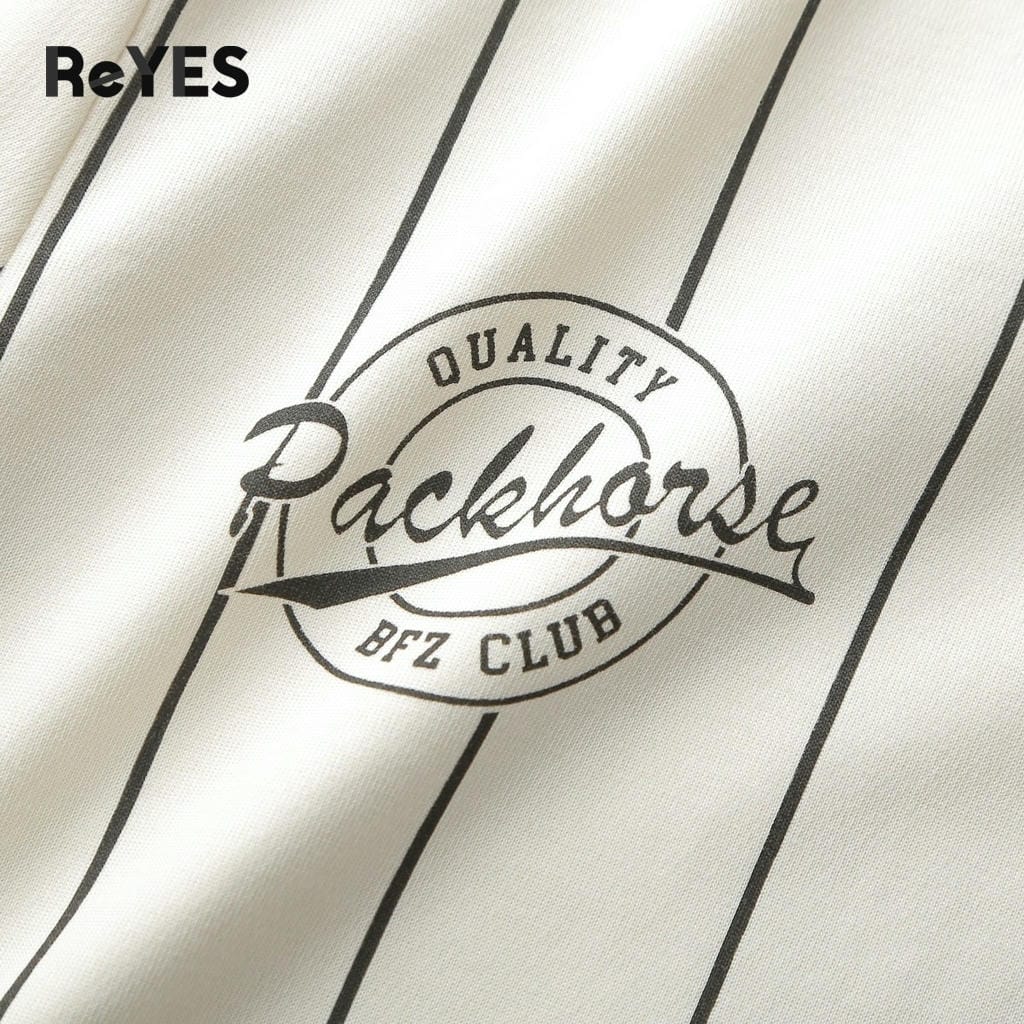 Áo thun nam cổ tròn ReYES RTX020 kẻ sọc vải Cotton CPAU cao cấp form regular hack dáng, có size lớn, big size - Ảnh 8