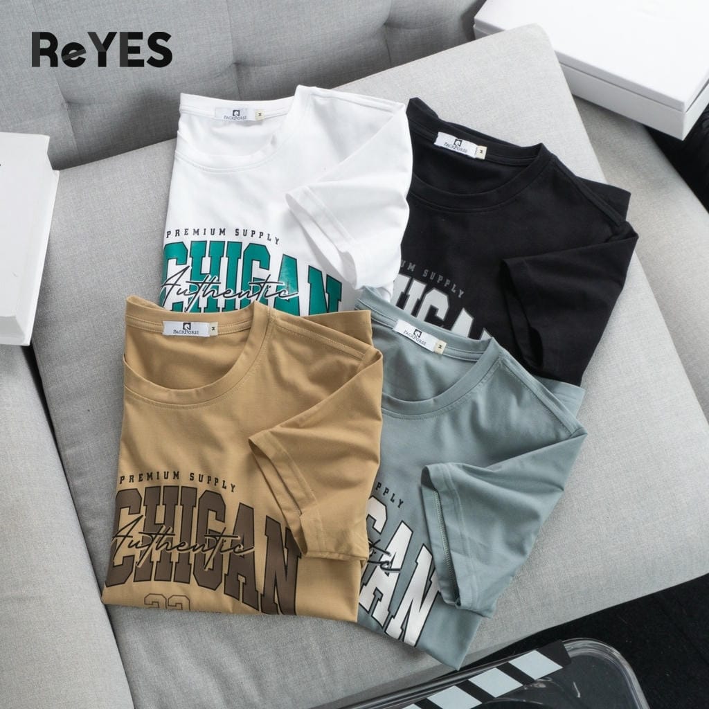 Áo thun nam cổ tròn ReYES RTX094 chất cotton 100% co giãn 4 chiều, form regular thoáng mát thấm hút mồ hôi - Ảnh 5