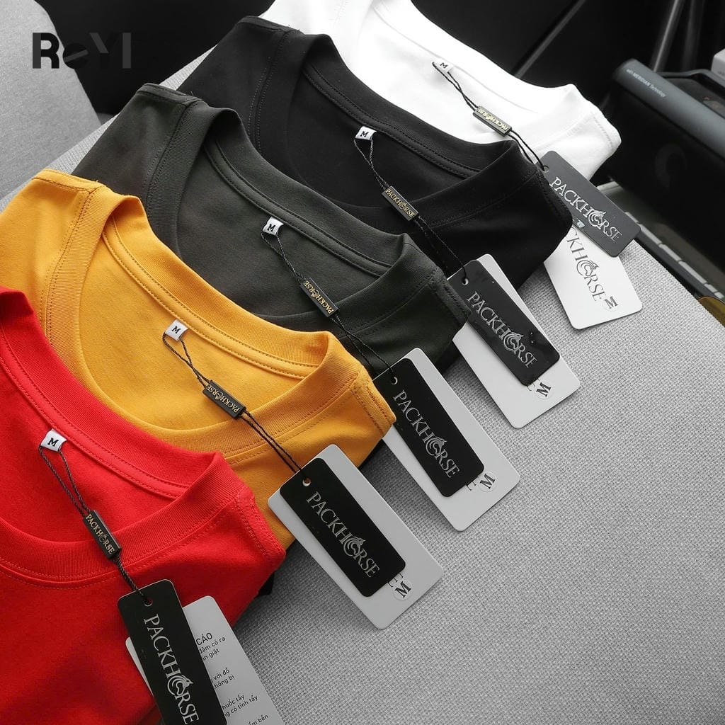 Áo thun nam cổ tròn trơn ReYES RTX021 chất cotton lụa co giãn 4 chiều form regular thấm hút mồ hôi không bai nhão - Ảnh 7