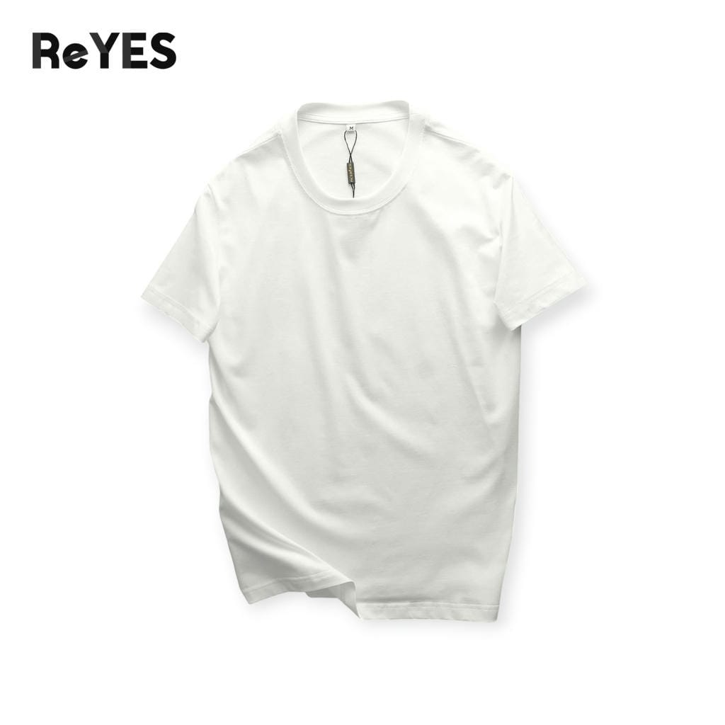Áo thun nam cổ tròn trơn ReYES RTX021 chất cotton lụa co giãn 4 chiều form regular thấm hút mồ hôi không bai nhão - Ảnh 9
